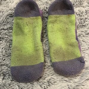 Balega Purple and Green Gym Socks